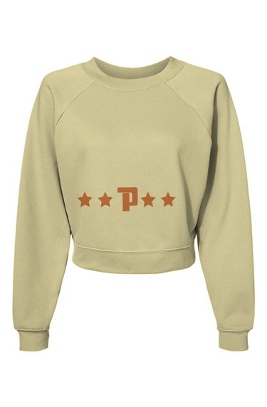 Womens Raglan Pullover Fleece Sweatshirt