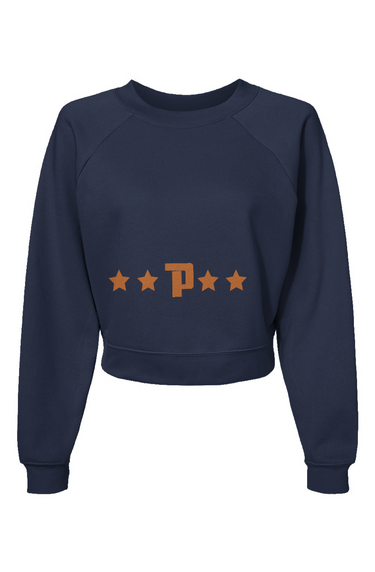 Womens Raglan Pullover Fleece Sweatshirt