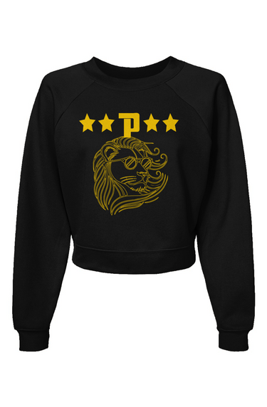 Womens Raglan Pullover Fleece Sweatshirt