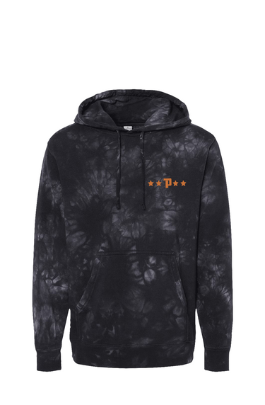 Tie Dye Black Hoodie