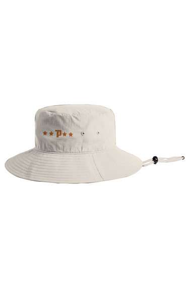 Nylon Wide Brim Bucket Hat