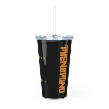 Plastic Tumbler with Straw