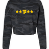 Lightweight Camo Cropped Crew