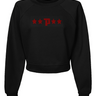 Womens Raglan Pullover Fleece Sweatshirt