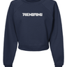 Womens Raglan Pullover Fleece Sweatshirt