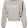 Womens Raglan Pullover Fleece Sweatshirt