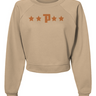 Womens Raglan Pullover Fleece Sweatshirt