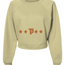 Womens Raglan Pullover Fleece Sweatshirt