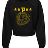Womens Raglan Pullover Fleece Sweatshirt