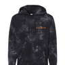 Tie Dye Black Hoodie